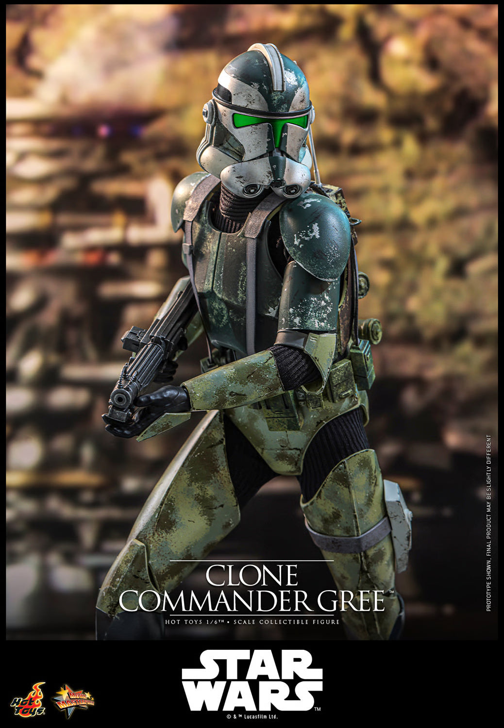 PRE-ORDER Star Wars Revenge of the Sith Clone Commander Gree 1/6th Scale Figure