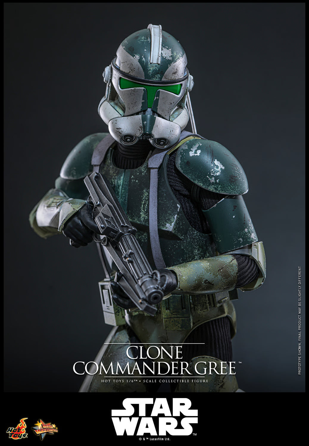 PRE-ORDER Star Wars Revenge of the Sith Clone Commander Gree 1/6th Scale Figure