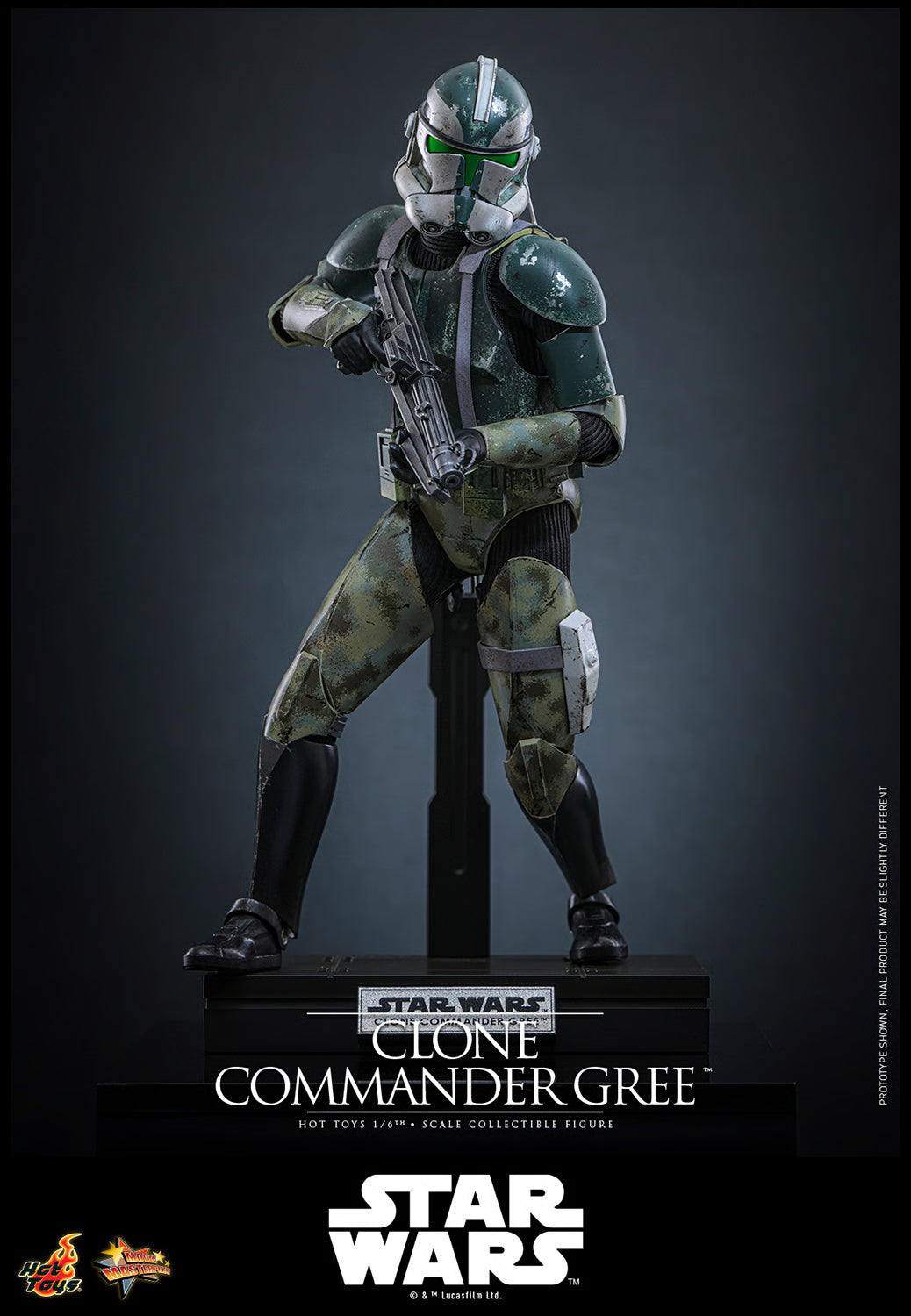 PRE-ORDER Star Wars Revenge of the Sith Clone Commander Gree 1/6th Scale Figure