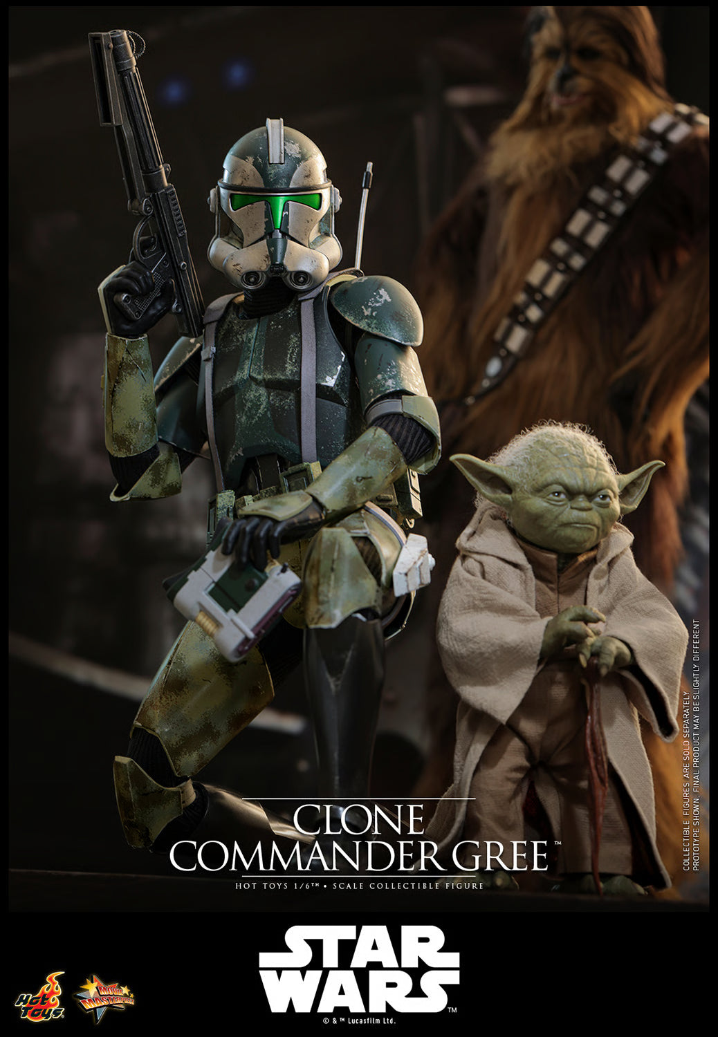 PRE-ORDER Star Wars Revenge of the Sith Clone Commander Gree 1/6th Scale Figure