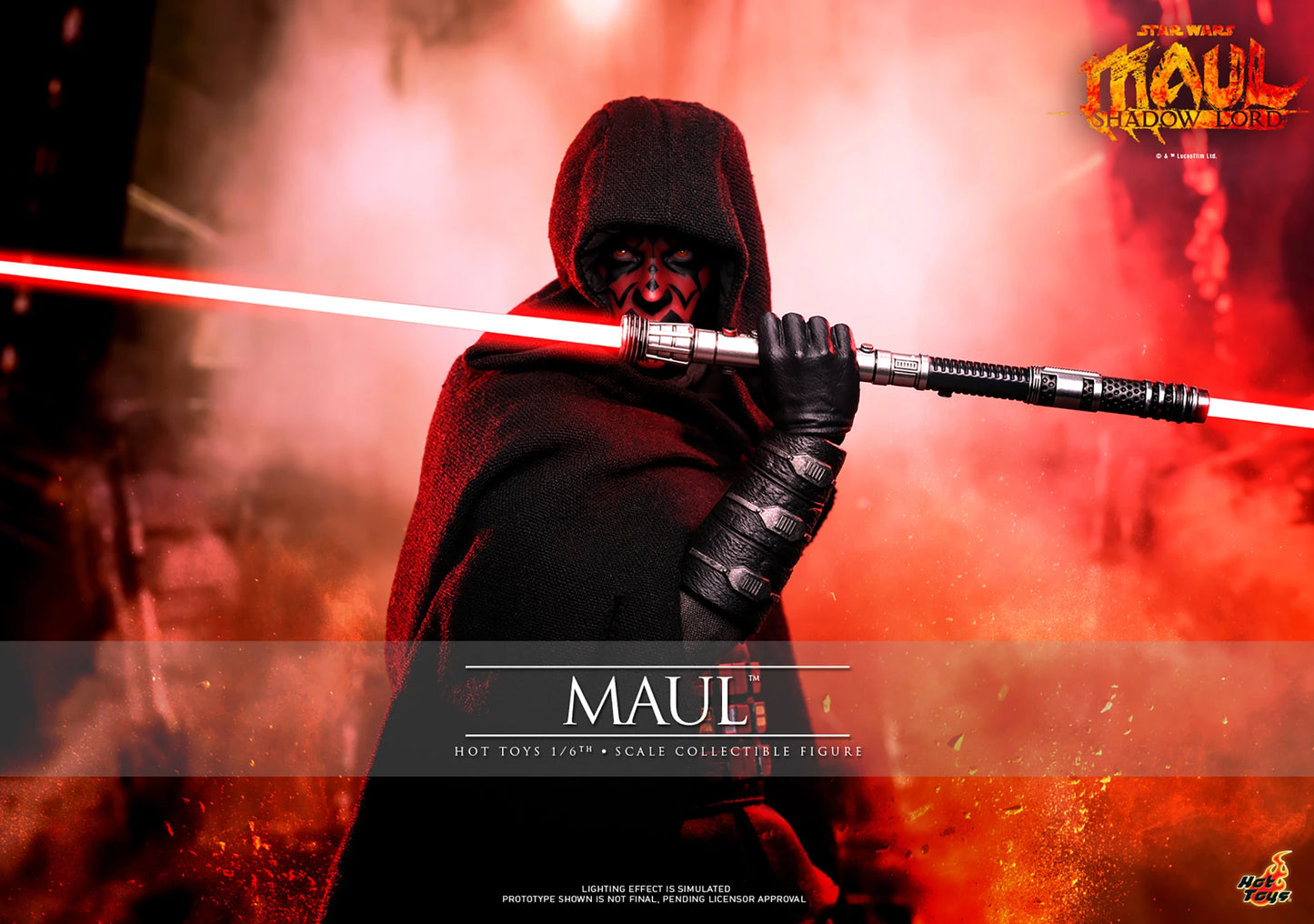 PRE-ORDER Hot Toys Star Wars Maul Shadow Lord Darth Maul 1/6th Figure