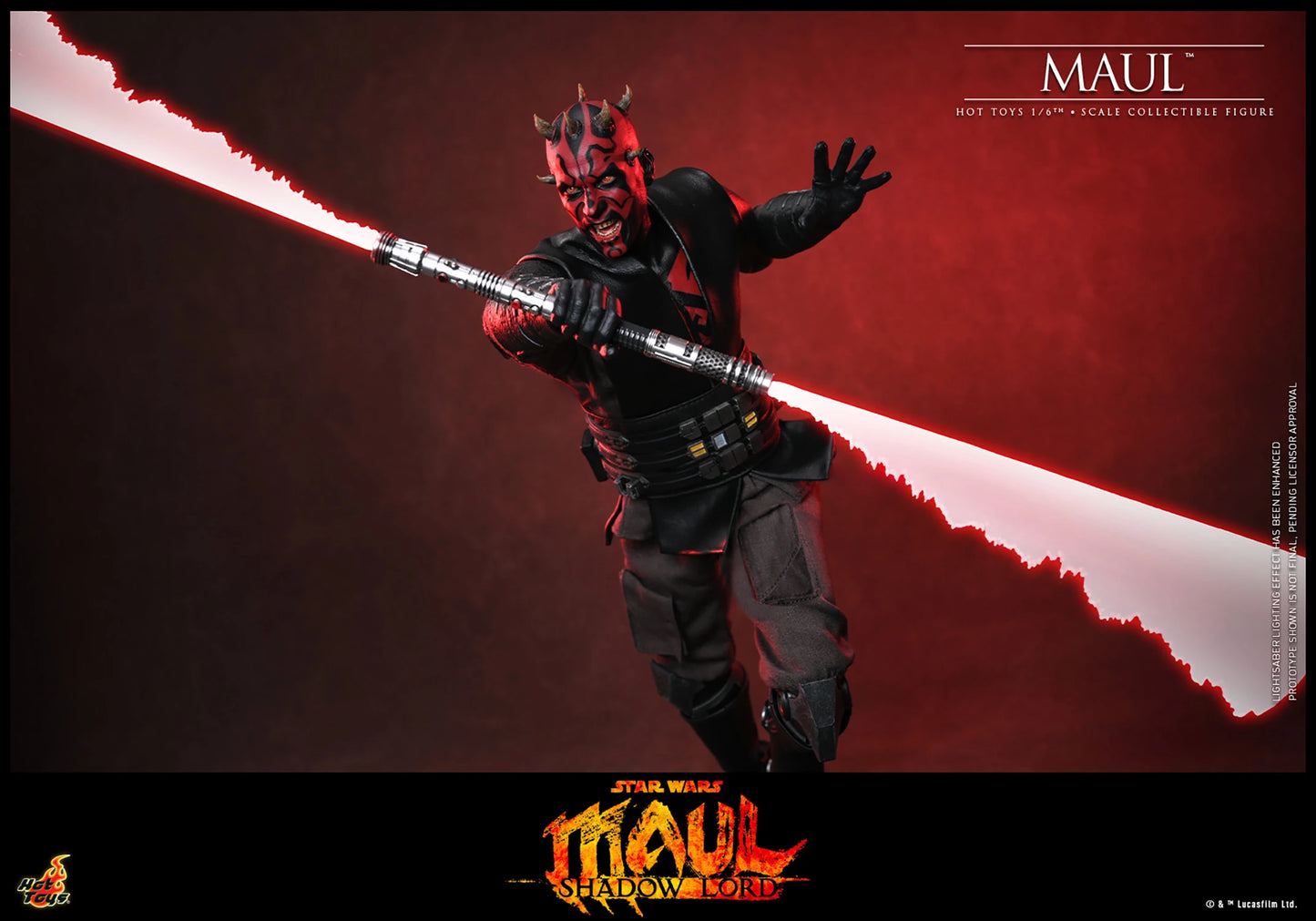 PRE-ORDER Hot Toys Star Wars Maul Shadow Lord Darth Maul 1/6th Figure