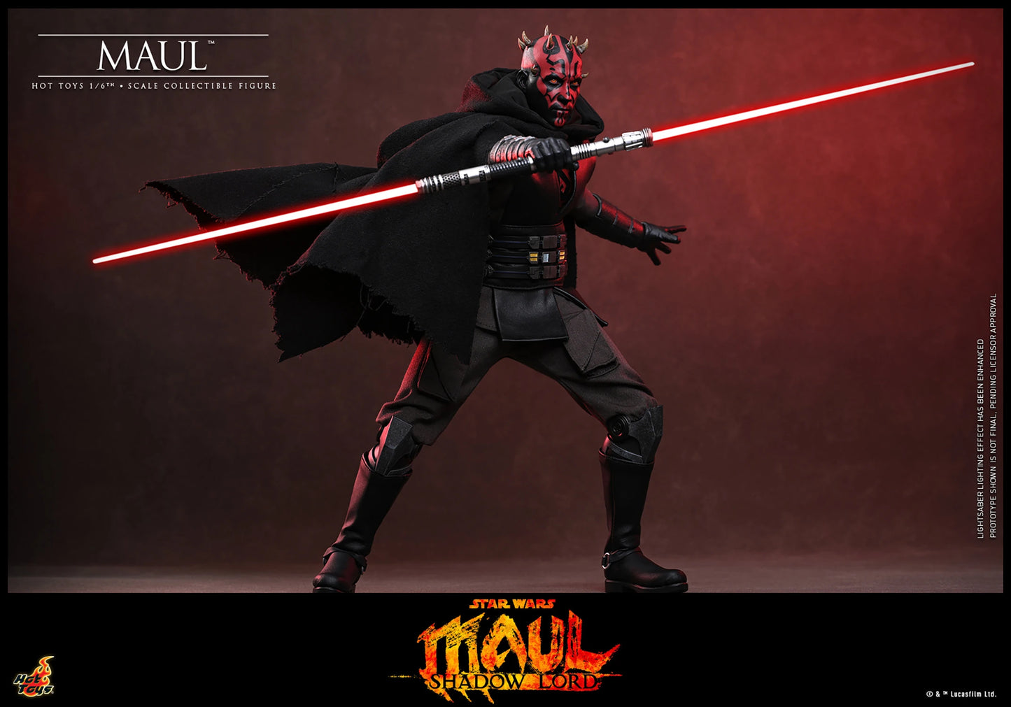 PRE-ORDER Hot Toys Star Wars Maul Shadow Lord Darth Maul 1/6th Figure