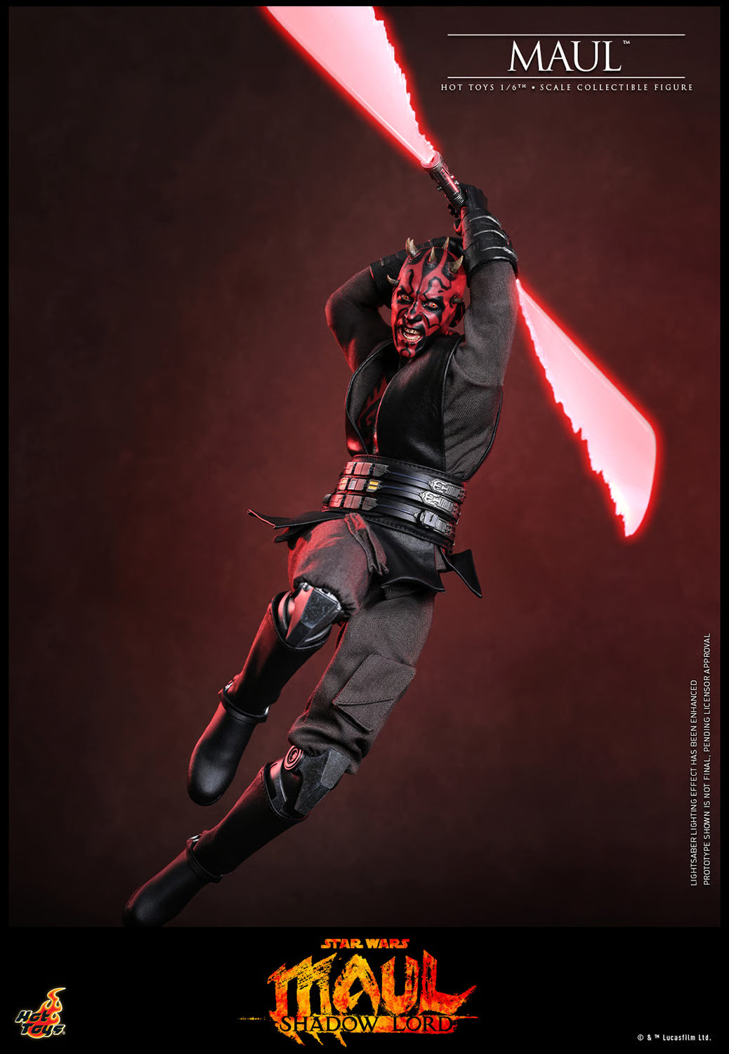 PRE-ORDER Hot Toys Star Wars Maul Shadow Lord Darth Maul 1/6th Figure