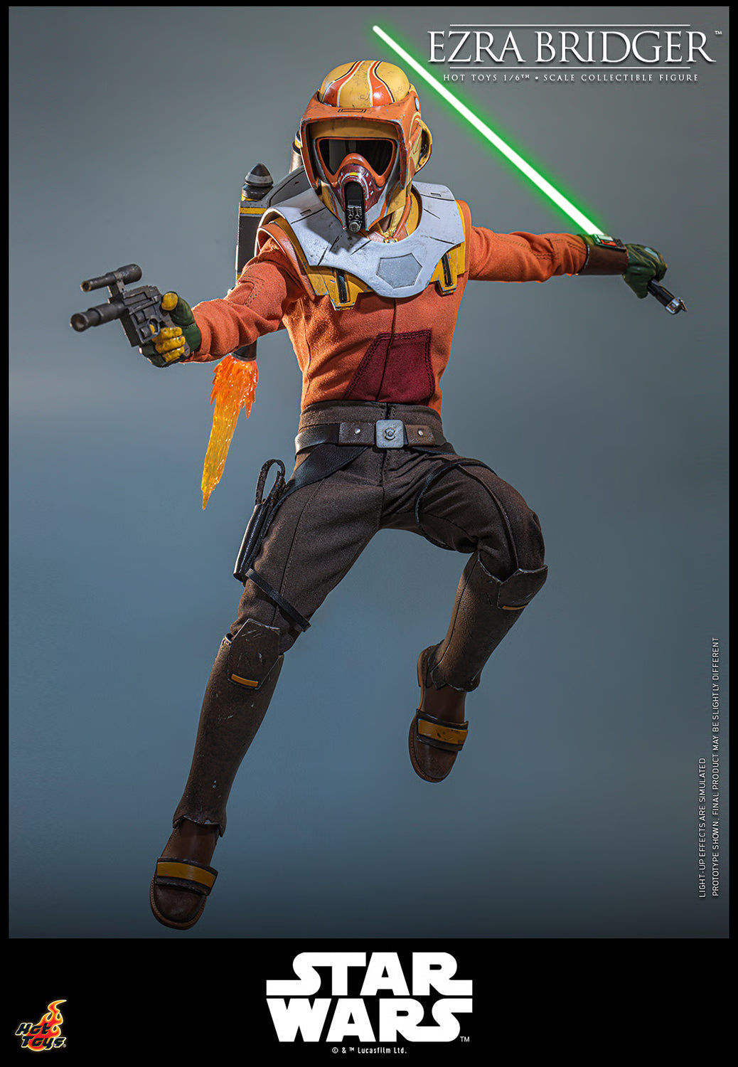 PRE-ORDER Hot Toys Star Wars Rebels Ezra Bridger 1/6th Scale Figure