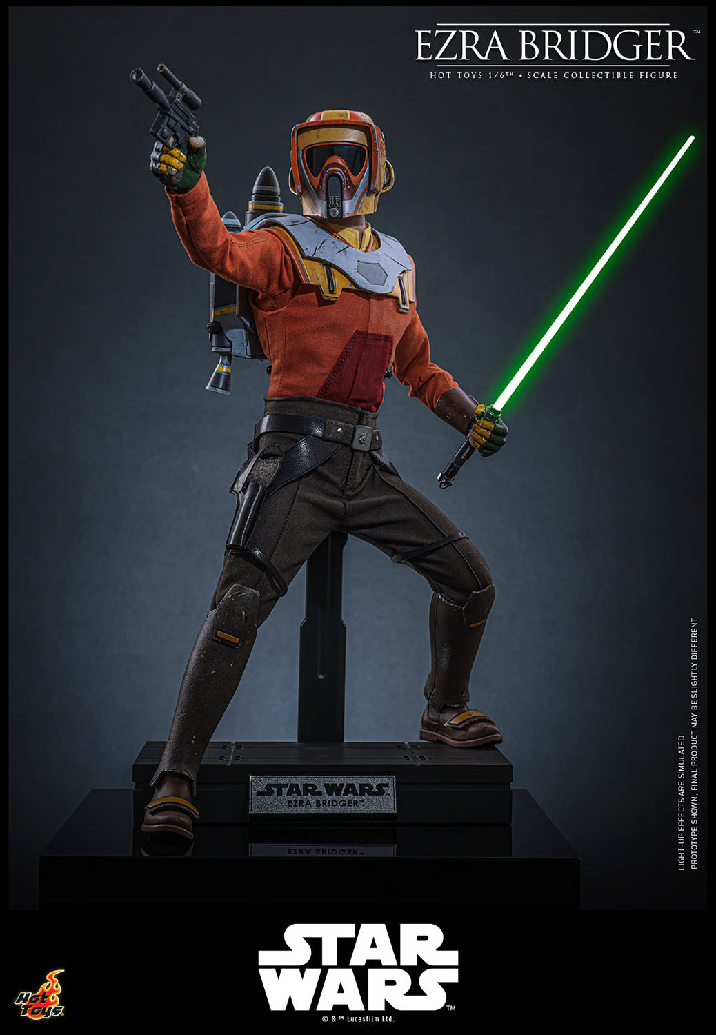 PRE-ORDER Hot Toys Star Wars Rebels Ezra Bridger 1/6th Scale Figure