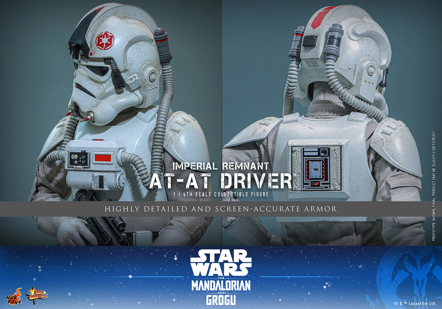 Hot Toys Star Wars Imperial Remnant AT-AT Driver 1/6th Scale Figure