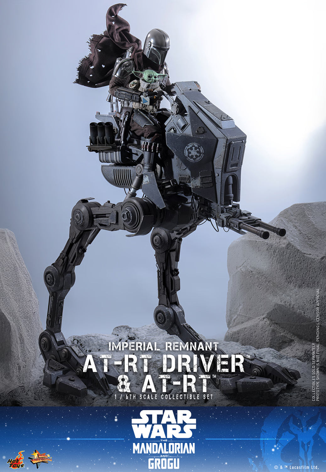 PRE-ORDER Hot Toys Star Wars Imperial Remnant AT-RT Driver and AT-RT Sixth Scale Collectible Set