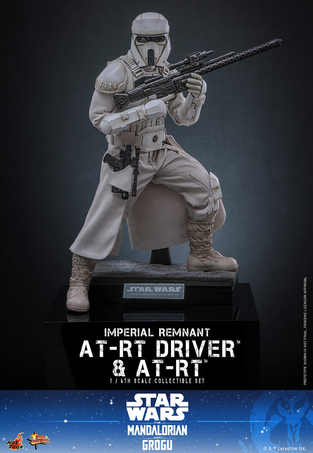 PRE-ORDER Hot Toys Star Wars Imperial Remnant AT-RT Driver and AT-RT Sixth Scale Collectible Set