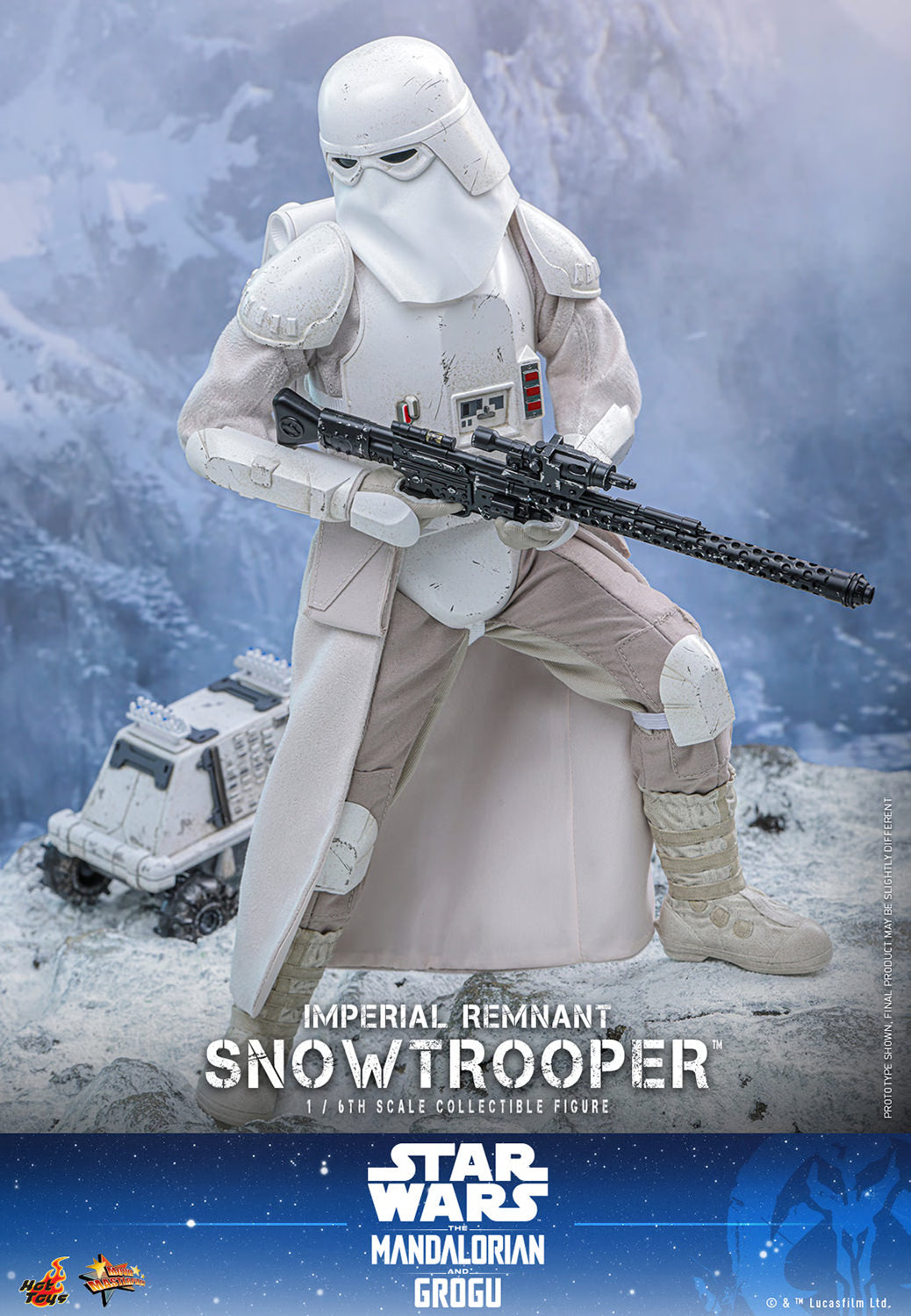 PRE-ORDER Hot Toys Star Wars The Mandalorian & Grogu Imperial Remnant Snowtrooper 1/6th Scale Figure
