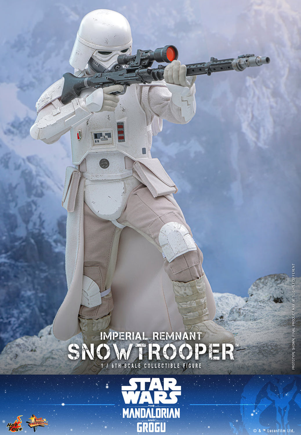 PRE-ORDER Hot Toys Star Wars The Mandalorian & Grogu Imperial Remnant Snowtrooper 1/6th Scale Figure