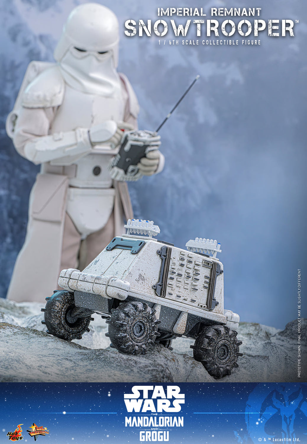 PRE-ORDER Hot Toys Star Wars The Mandalorian & Grogu Imperial Remnant Snowtrooper 1/6th Scale Figure