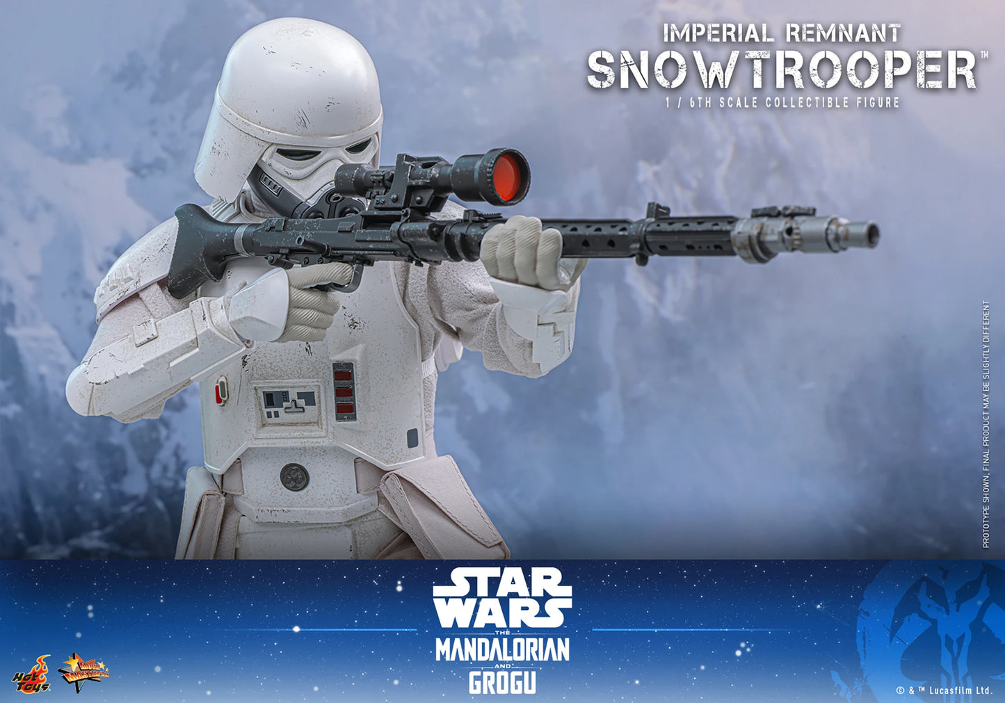 PRE-ORDER Hot Toys Star Wars The Mandalorian & Grogu Imperial Remnant Snowtrooper 1/6th Scale Figure