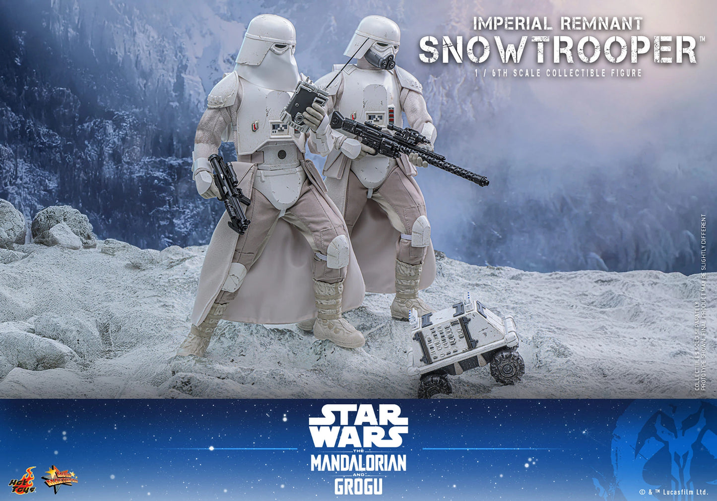 PRE-ORDER Hot Toys Star Wars The Mandalorian & Grogu Imperial Remnant Snowtrooper 1/6th Scale Figure