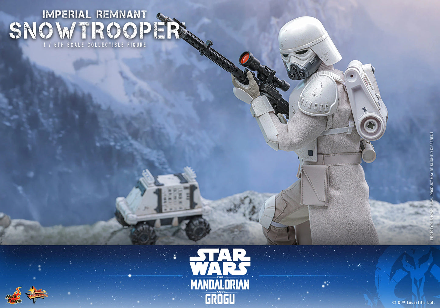 PRE-ORDER Hot Toys Star Wars The Mandalorian & Grogu Imperial Remnant Snowtrooper 1/6th Scale Figure