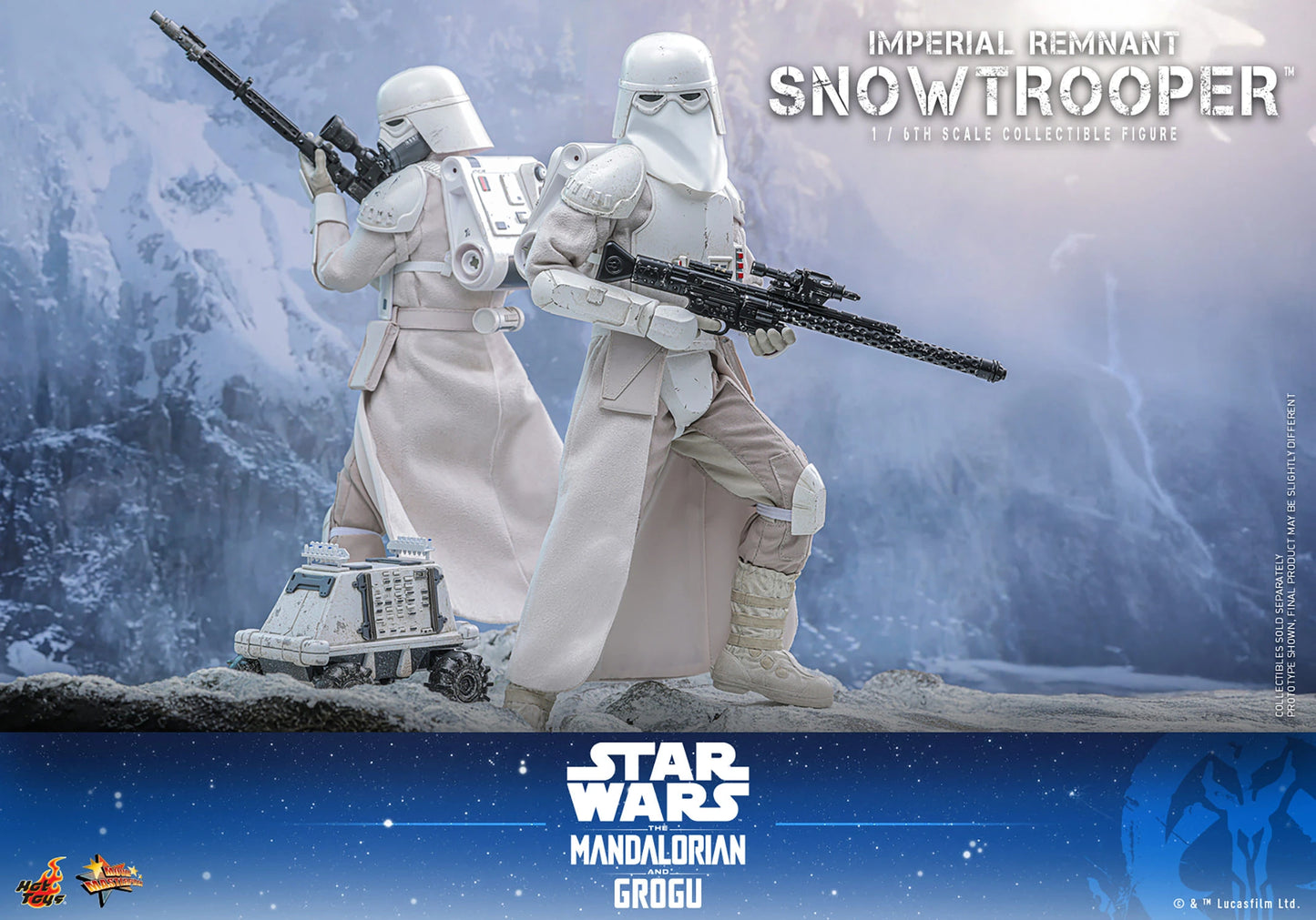PRE-ORDER Hot Toys Star Wars The Mandalorian & Grogu Imperial Remnant Snowtrooper 1/6th Scale Figure