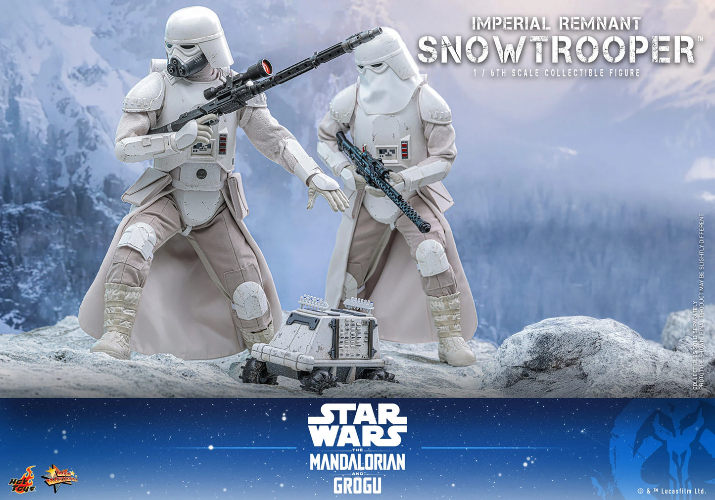 PRE-ORDER Hot Toys Star Wars The Mandalorian & Grogu Imperial Remnant Snowtrooper 1/6th Scale Figure