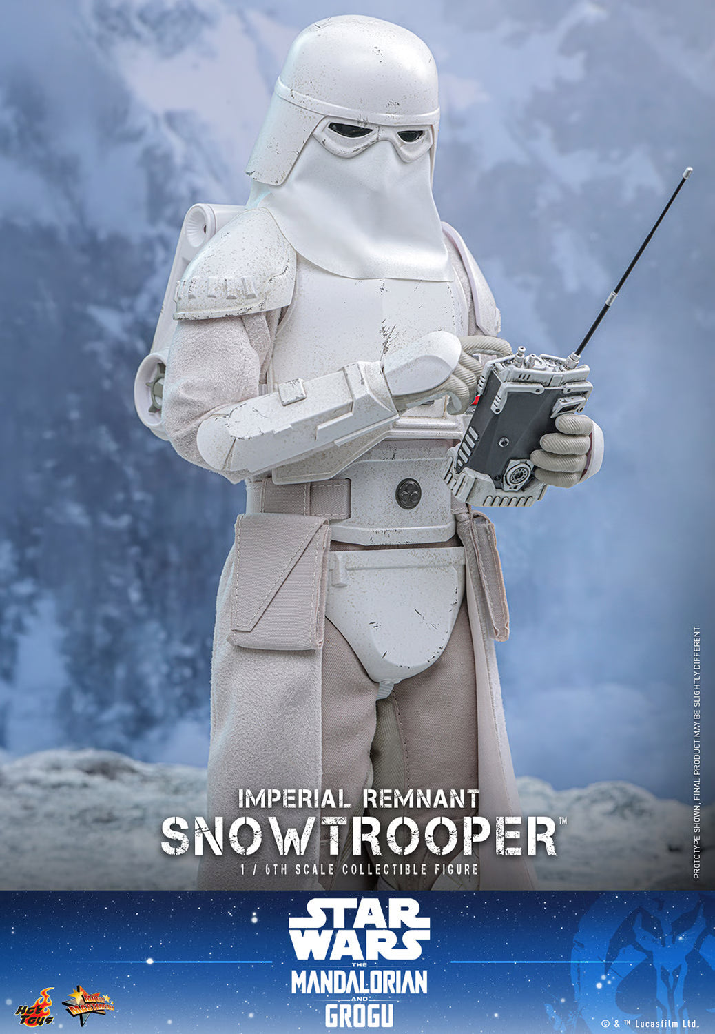 PRE-ORDER Hot Toys Star Wars The Mandalorian & Grogu Imperial Remnant Snowtrooper 1/6th Scale Figure