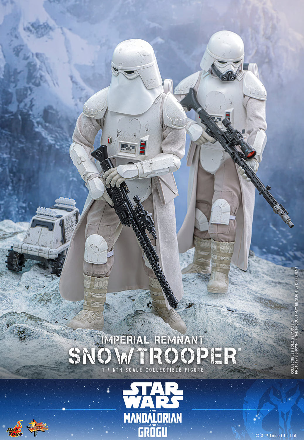 PRE-ORDER Hot Toys Star Wars The Mandalorian & Grogu Imperial Remnant Snowtrooper 1/6th Scale Figure