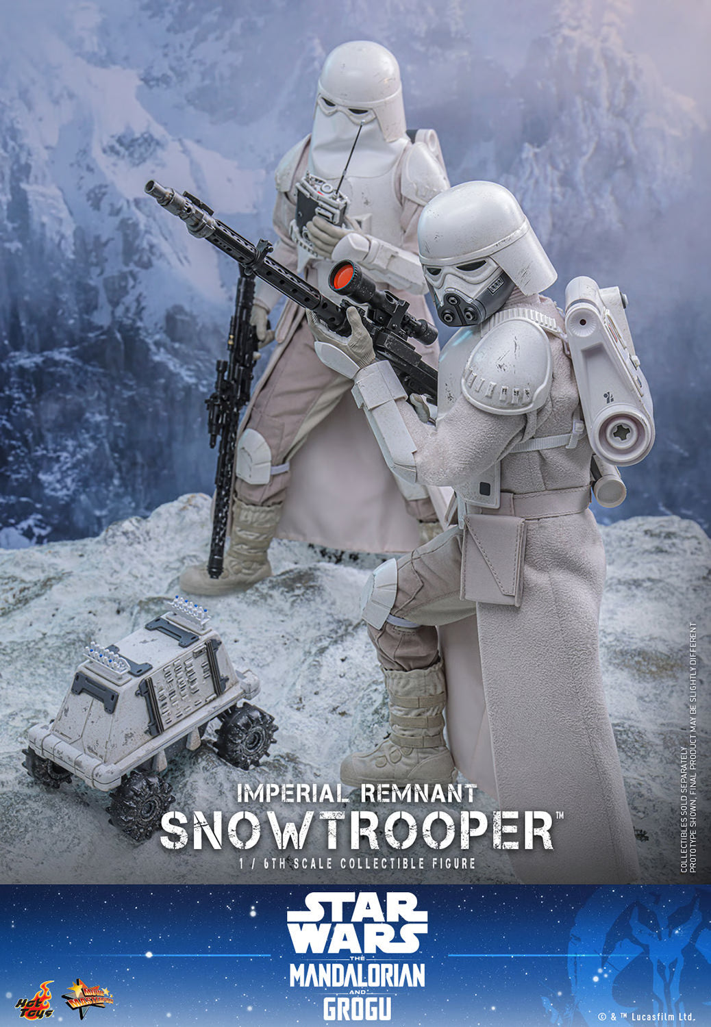 PRE-ORDER Hot Toys Star Wars The Mandalorian & Grogu Imperial Remnant Snowtrooper 1/6th Scale Figure