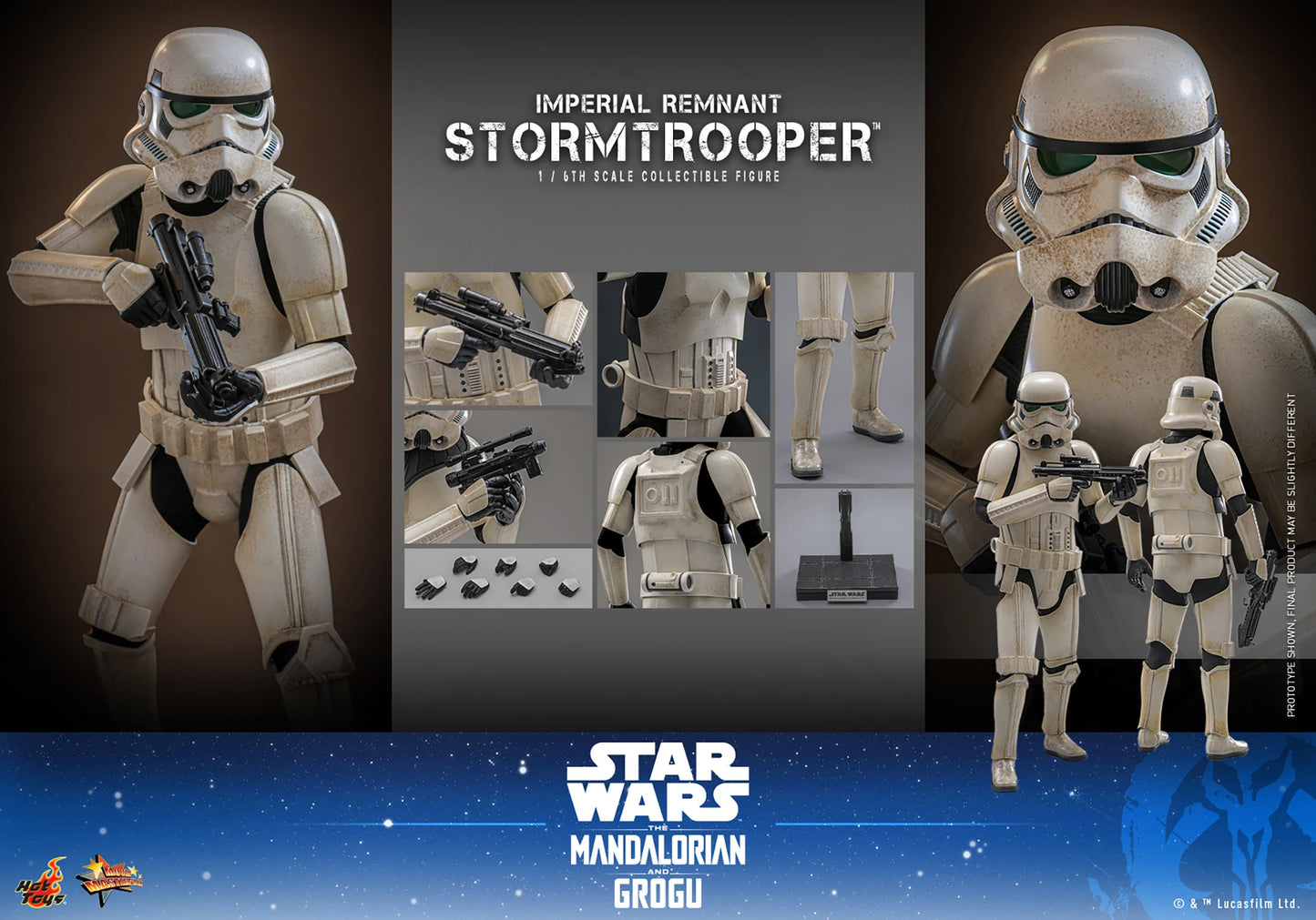 PRE-ORDER Hot Toys Star Wars The Mandalorian Imperial Remnant Stormtrooper 1/6th Scale Figure