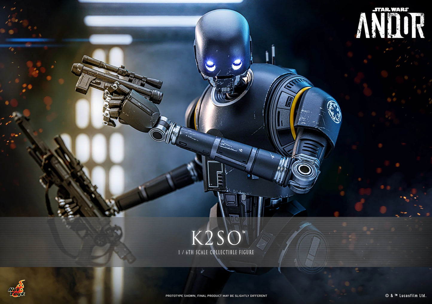 PRE-ORDER Hot Toys Star Wars Andor K-2SO Sixth Scale Figure