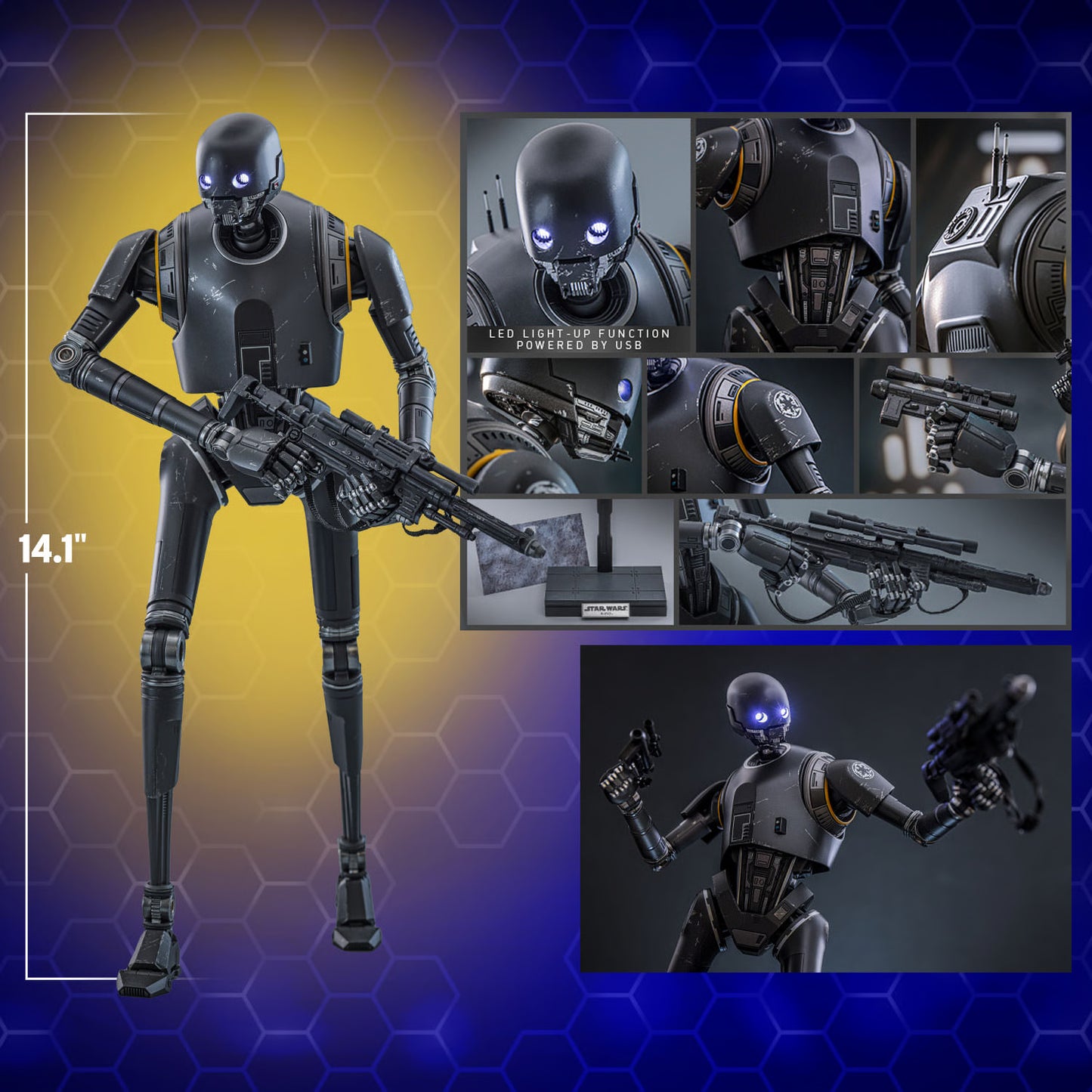 PRE-ORDER Hot Toys Star Wars Andor K-2SO Sixth Scale Figure