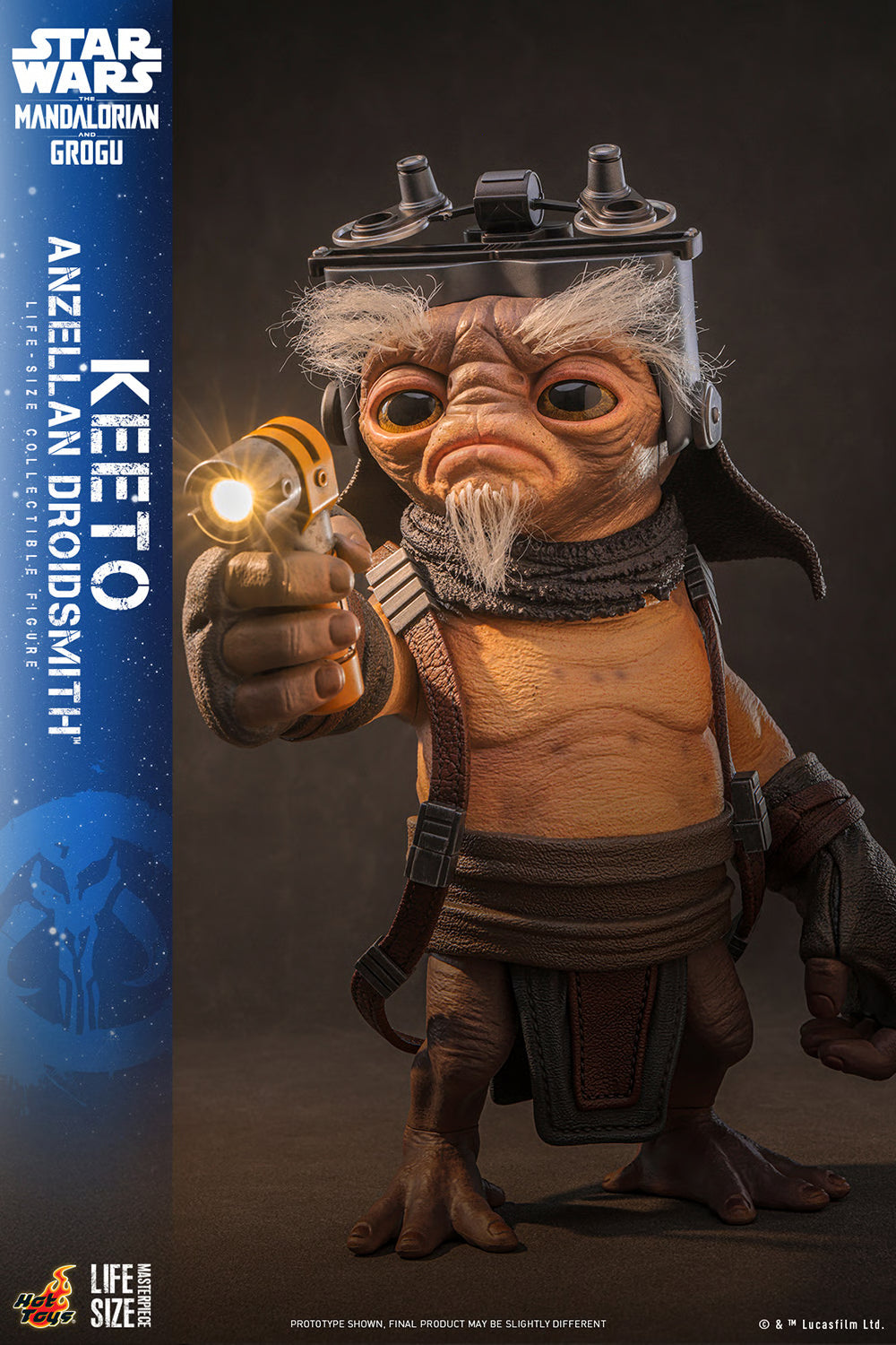Hot Toys Star Wars The Mandalorian Keeto Anzellan Droidsmith Life-Size Figure