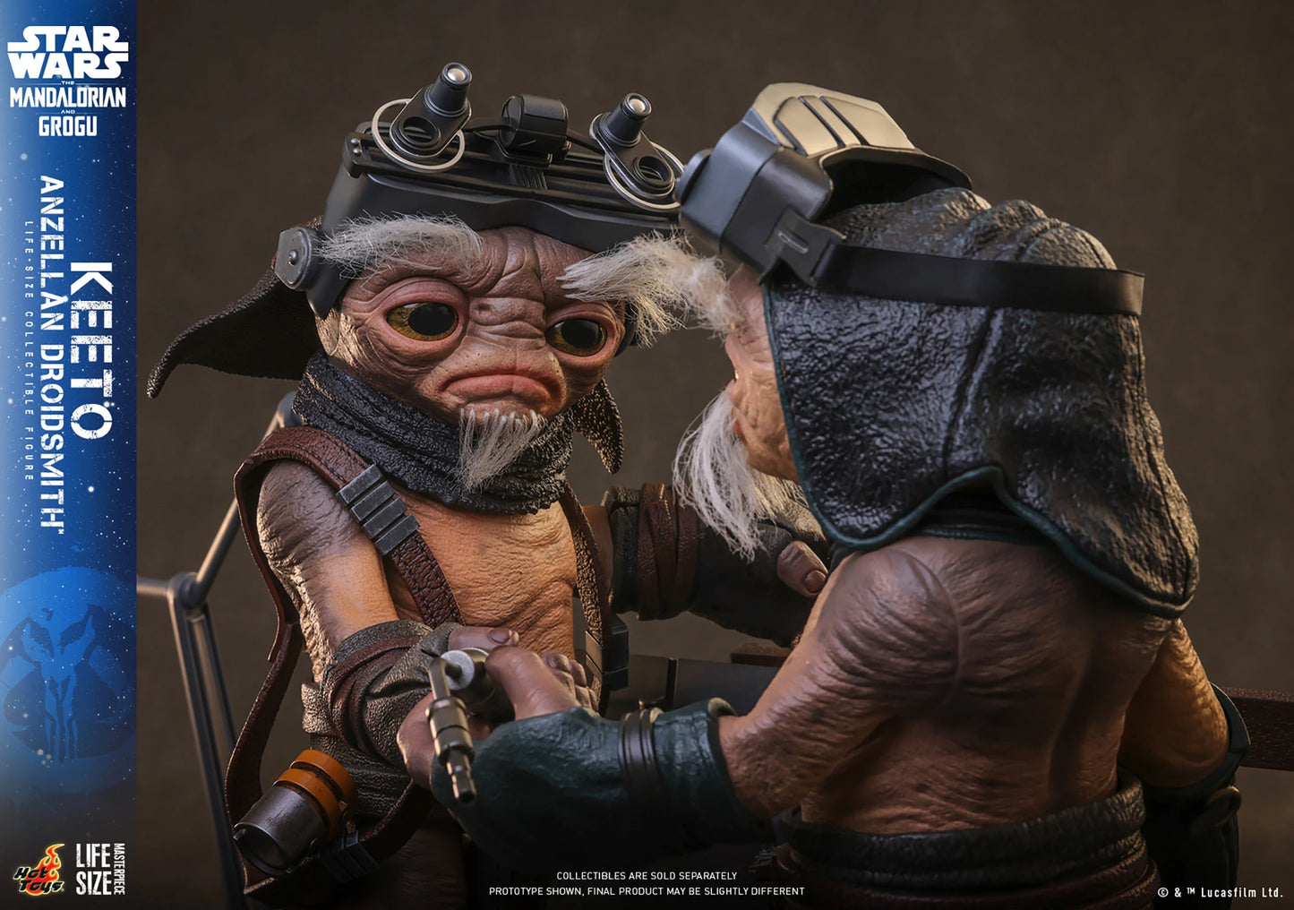Hot Toys Star Wars The Mandalorian Keeto Anzellan Droidsmith Life-Size Figure
