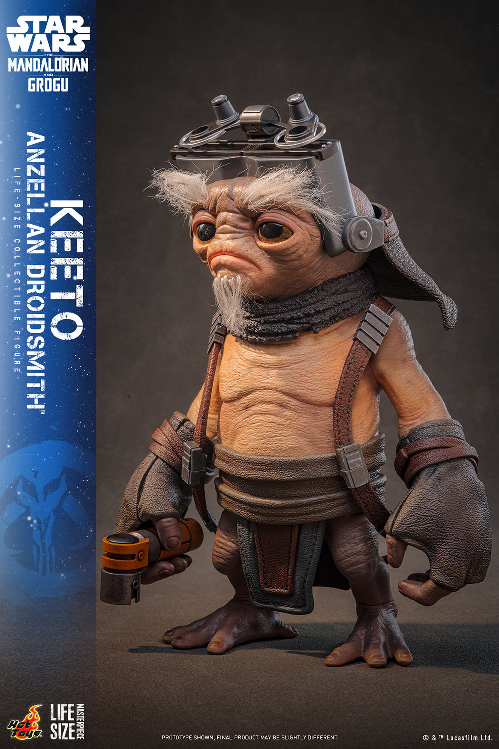 Hot Toys Star Wars The Mandalorian Keeto Anzellan Droidsmith Life-Size Figure