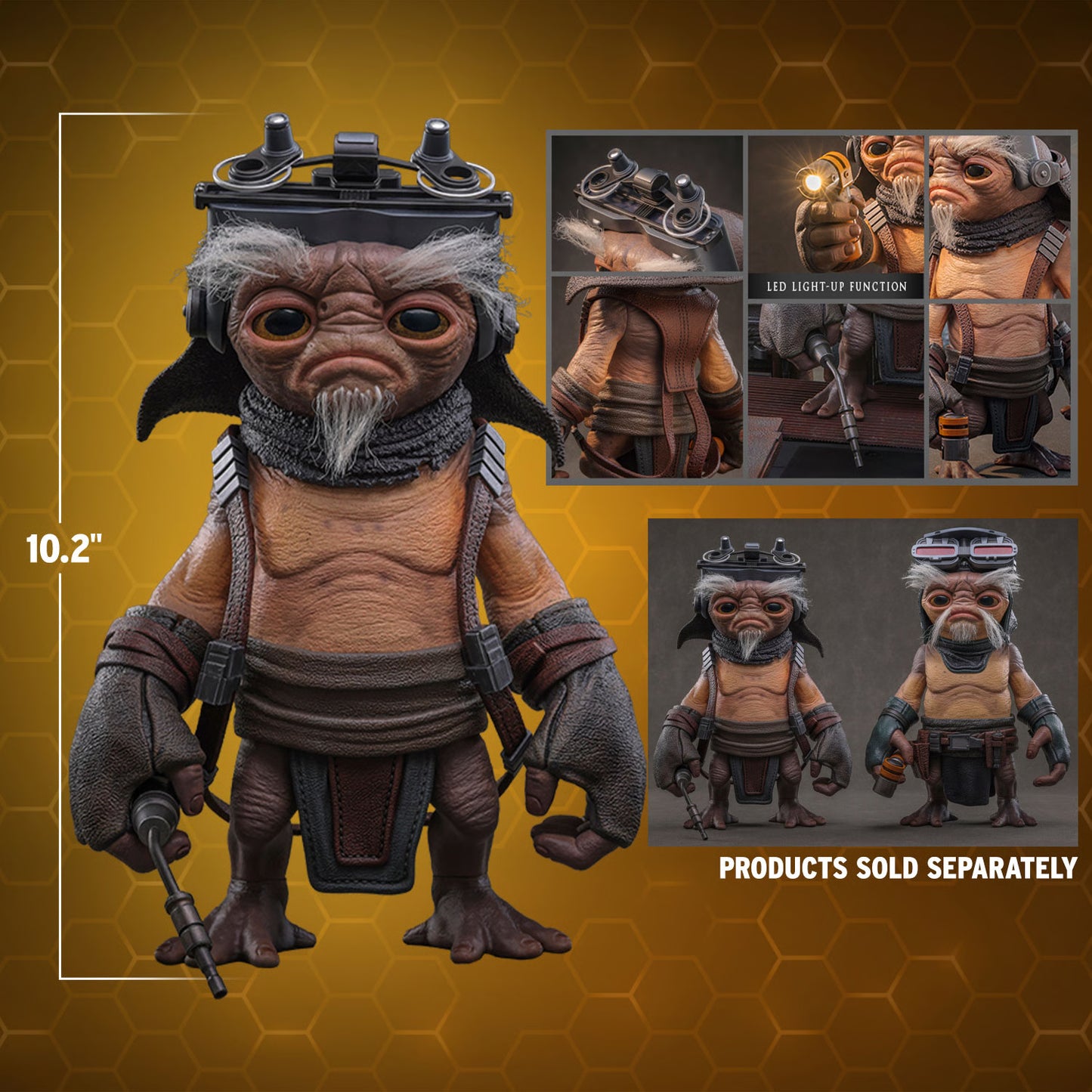 Hot Toys Star Wars The Mandalorian Keeto Anzellan Droidsmith Life-Size Figure