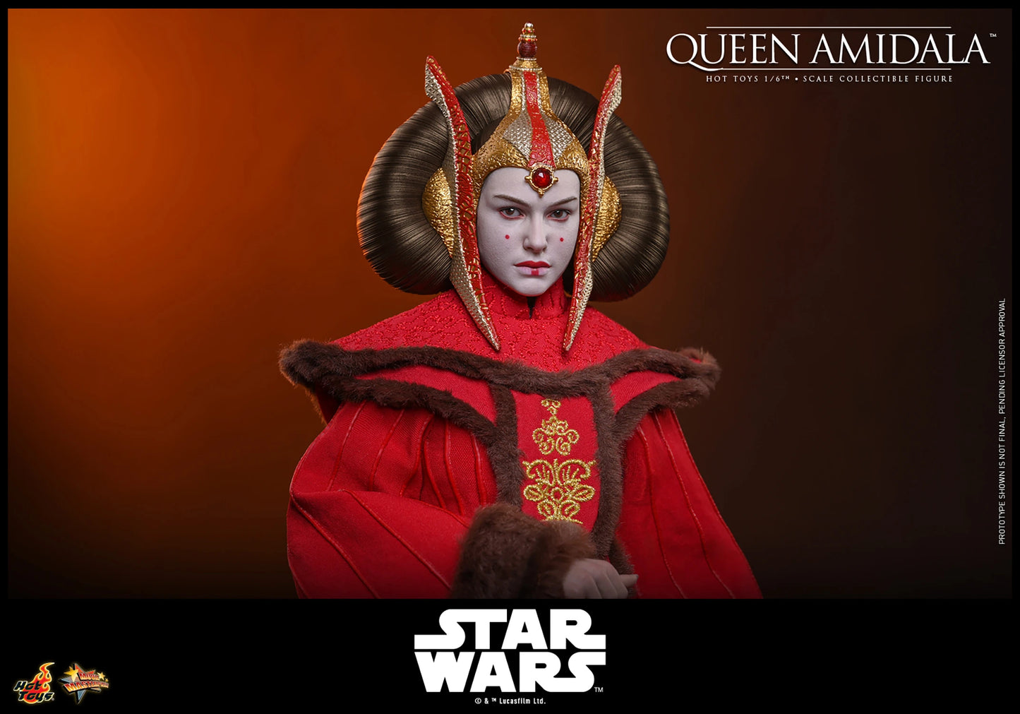 PRE-ORDER Hot Toys Star Wars The Phantom Menace Queen Amidala 1/6th Scale Figure