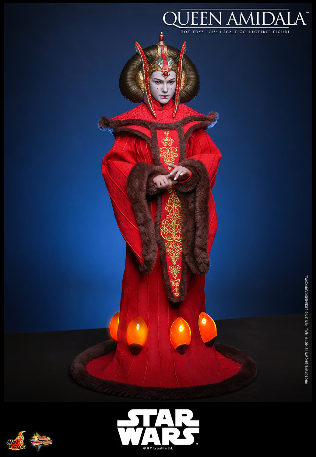 PRE-ORDER Hot Toys Star Wars The Phantom Menace Queen Amidala 1/6th Scale Figure