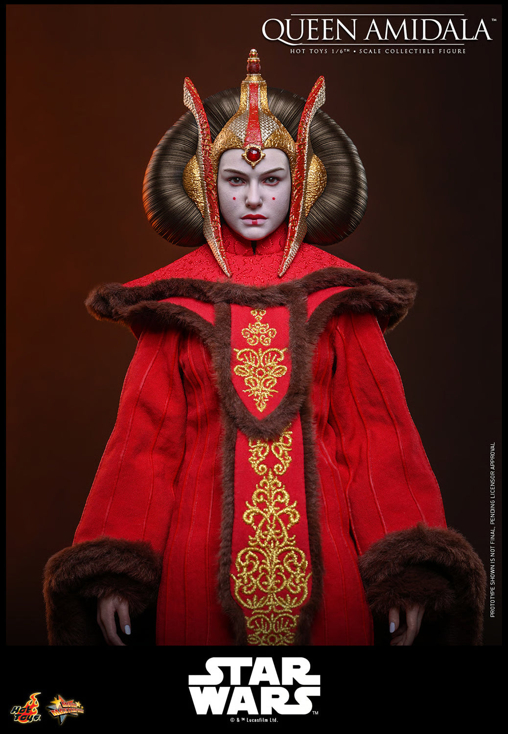 PRE-ORDER Hot Toys Star Wars The Phantom Menace Queen Amidala 1/6th Scale Figure