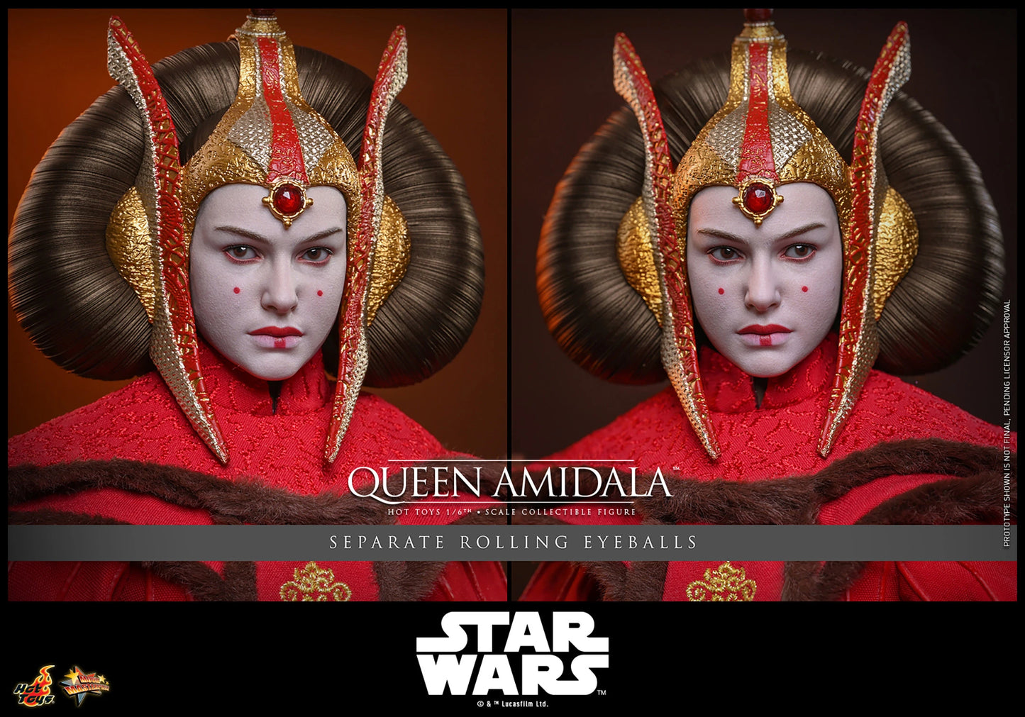 PRE-ORDER Hot Toys Star Wars The Phantom Menace Queen Amidala 1/6th Scale Figure