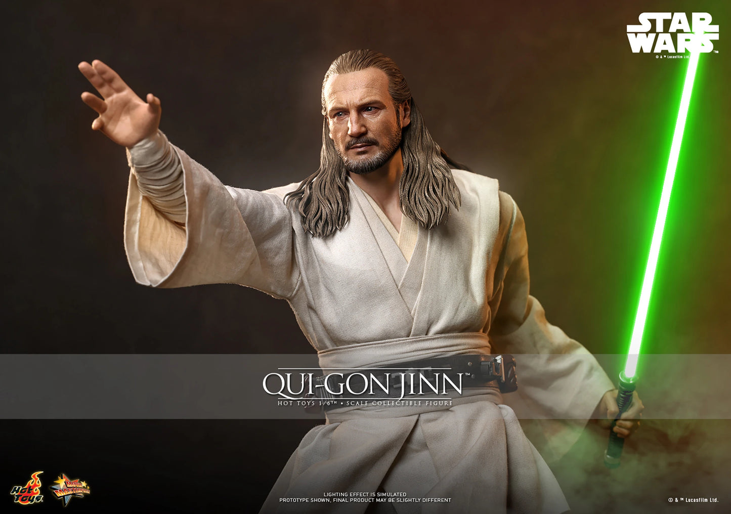 PRE-ORDER Hot Toys Star Wars The Phantom Menace Qui-Gon Jinn 1/6th Scale Figure