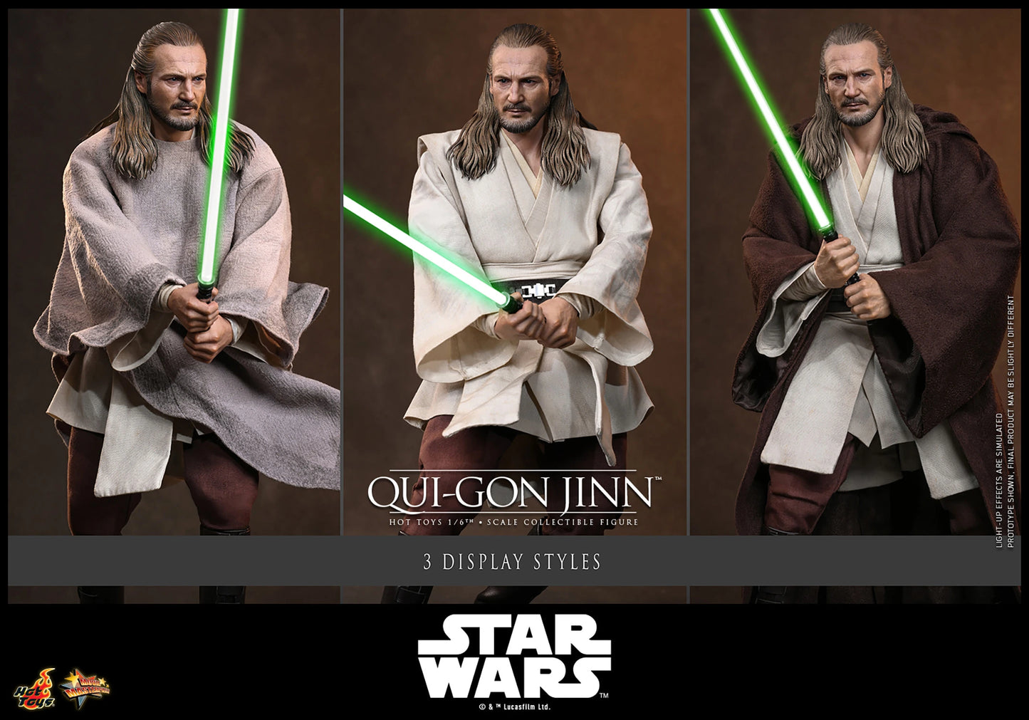 PRE-ORDER Hot Toys Star Wars The Phantom Menace Qui-Gon Jinn 1/6th Scale Figure