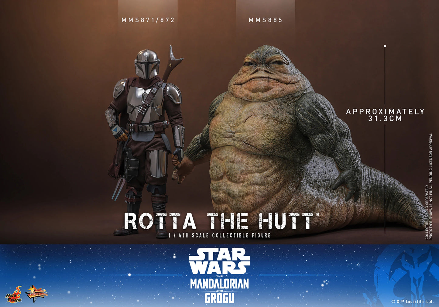 PRE-ORDER Hot Toys Star Wars Rotta The Hutt™ 1/6th Scale Figure