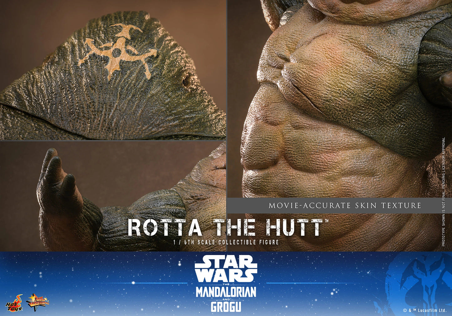 PRE-ORDER Hot Toys Star Wars Rotta The Hutt™ 1/6th Scale Figure