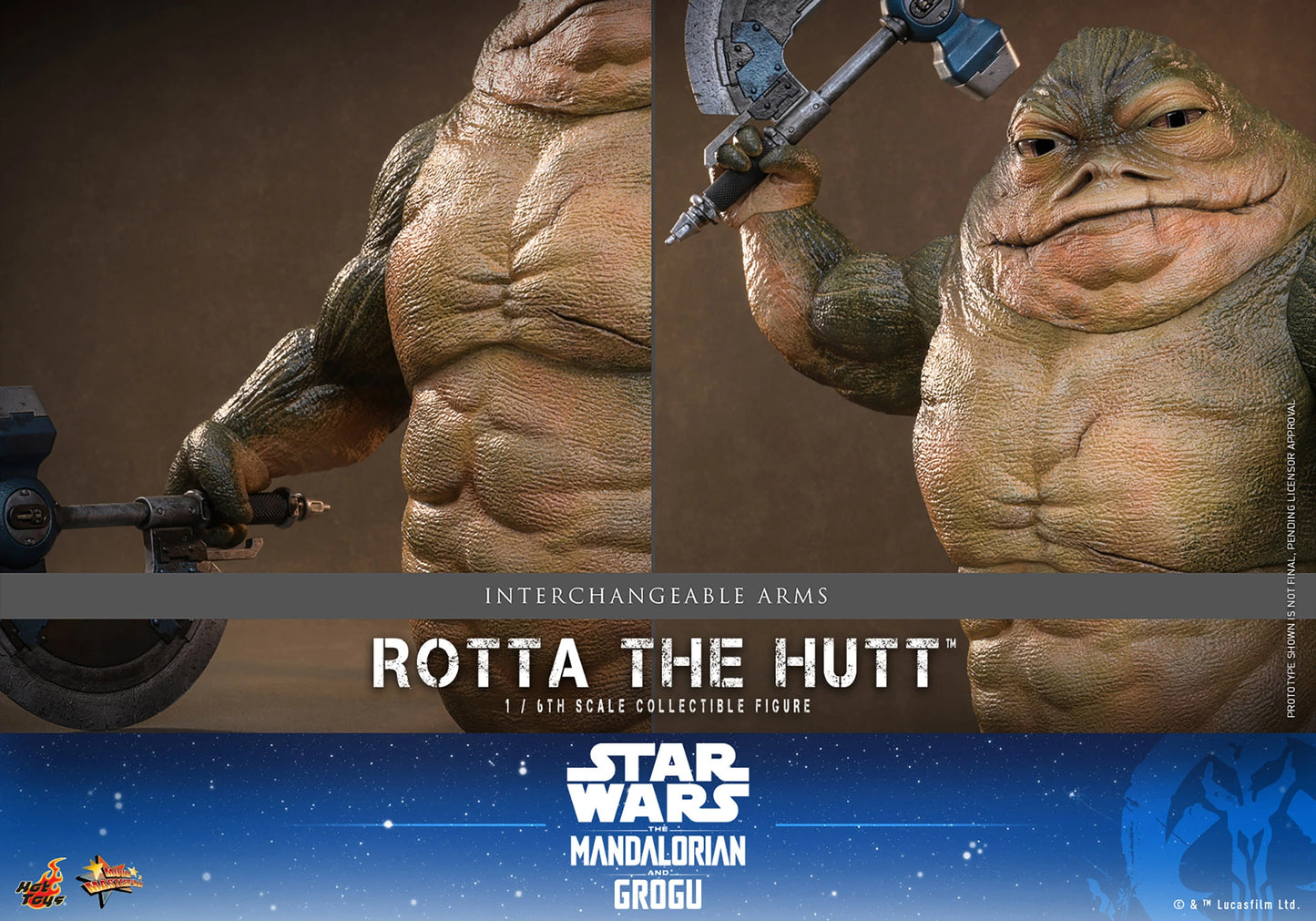 PRE-ORDER Hot Toys Star Wars Rotta The Hutt™ 1/6th Scale Figure