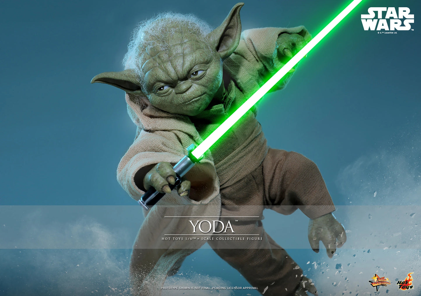 PRE-ORDER Hot Toys Star Wars Revenge of the Sith Yoda 1/6th Scale Figure