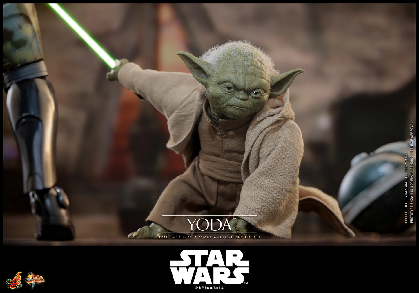 PRE-ORDER Hot Toys Star Wars Revenge of the Sith Yoda 1/6th Scale Figure