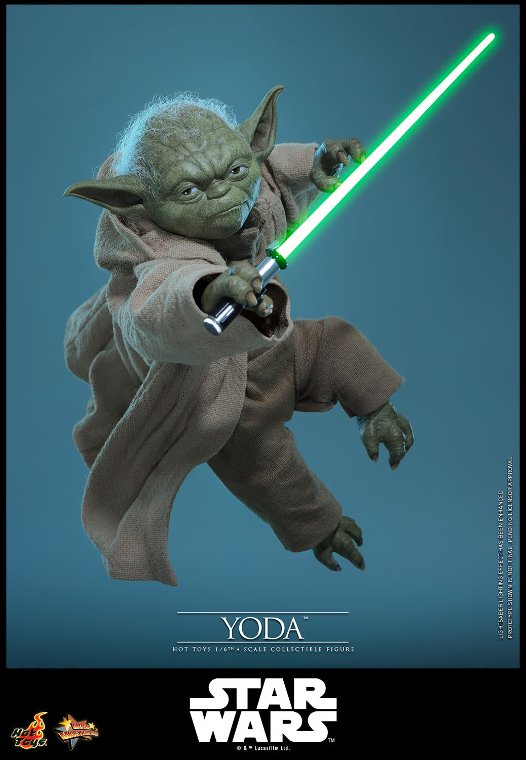 PRE-ORDER Hot Toys Star Wars Revenge of the Sith Yoda 1/6th Scale Figure