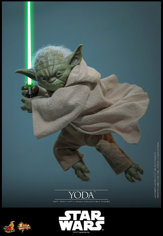PRE-ORDER Hot Toys Star Wars Revenge of the Sith Yoda 1/6th Scale Figure