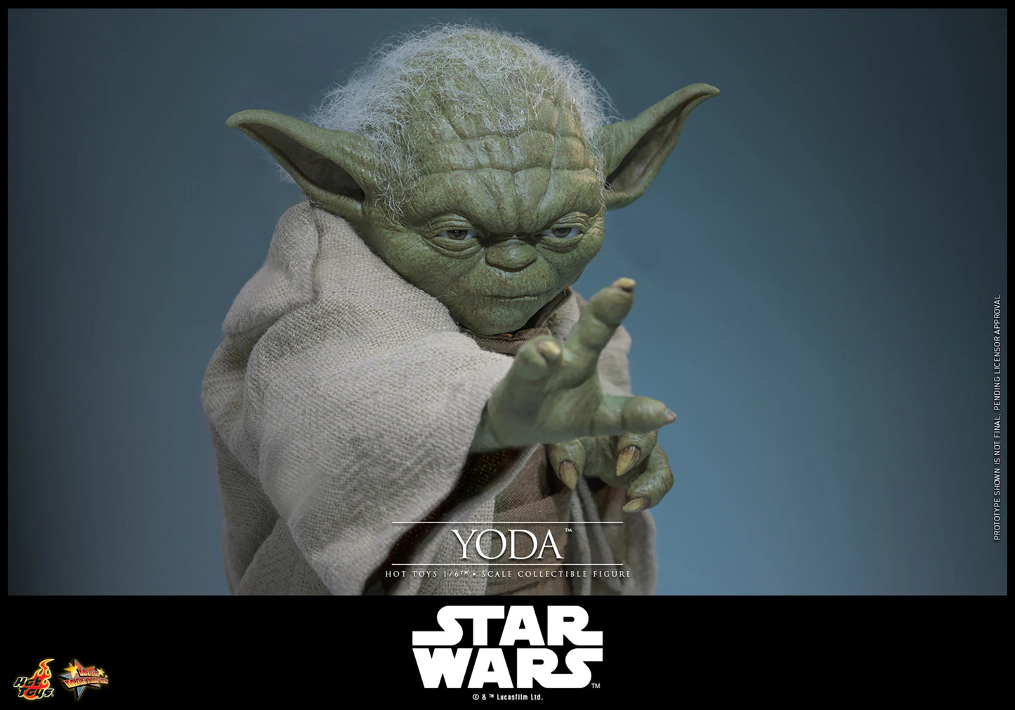 PRE-ORDER Hot Toys Star Wars Revenge of the Sith Yoda 1/6th Scale Figure