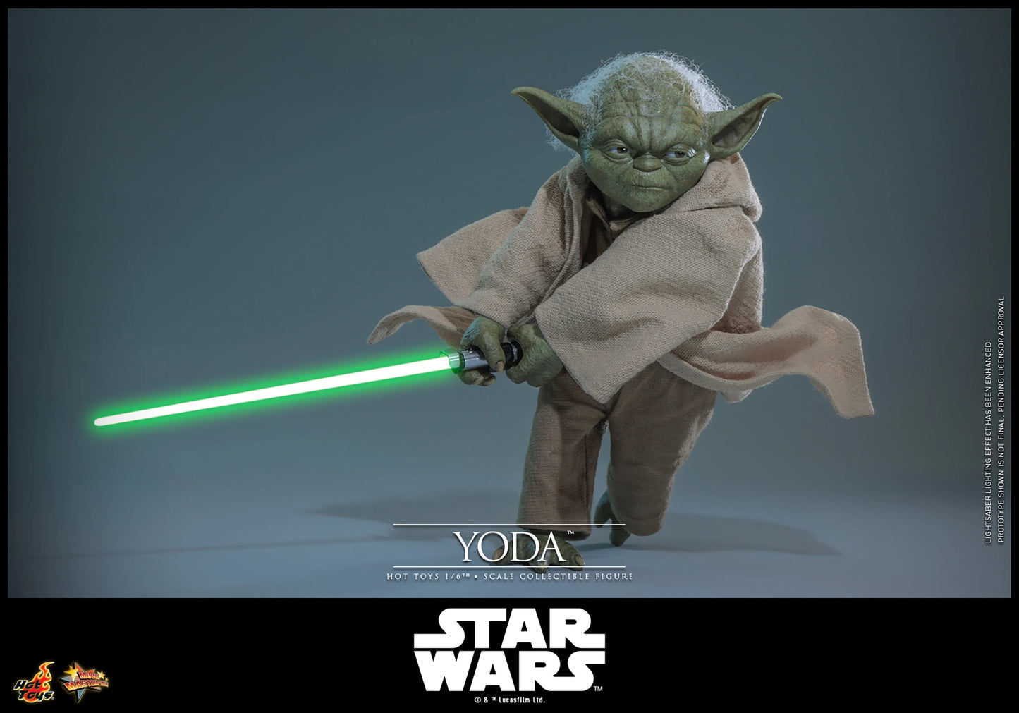 PRE-ORDER Hot Toys Star Wars Revenge of the Sith Yoda 1/6th Scale Figure