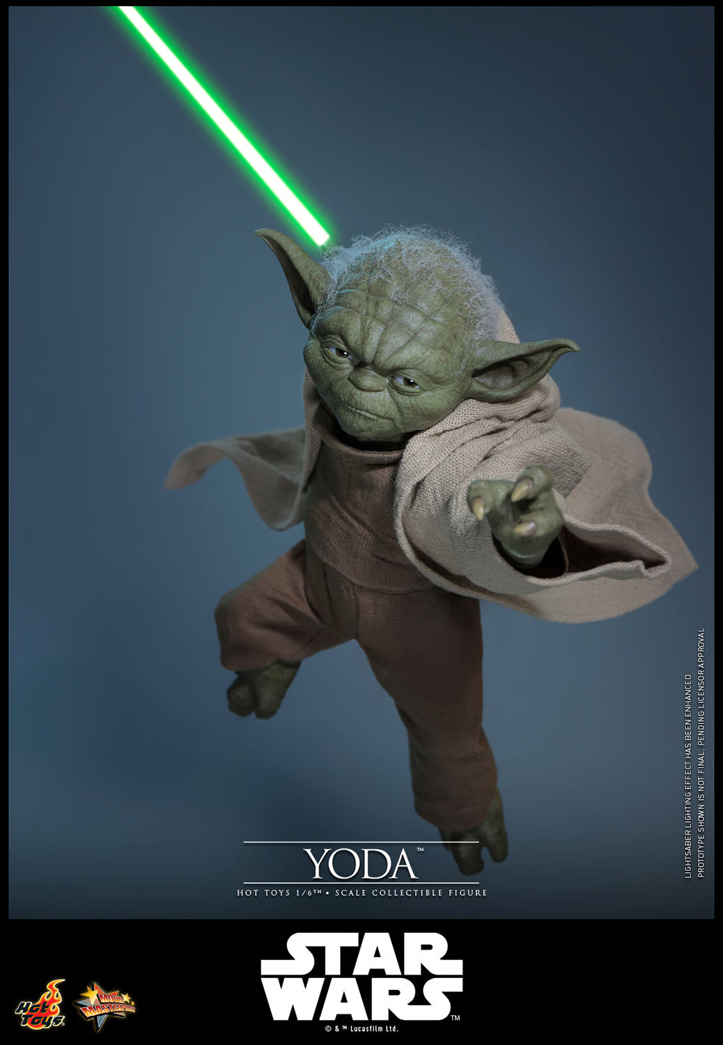 PRE-ORDER Hot Toys Star Wars Revenge of the Sith Yoda 1/6th Scale Figure
