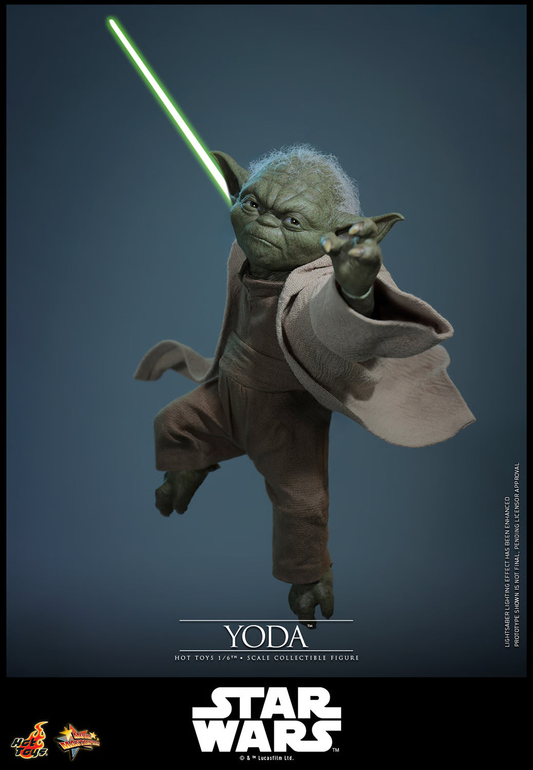 PRE-ORDER Hot Toys Star Wars Revenge of the Sith Yoda 1/6th Scale Figure