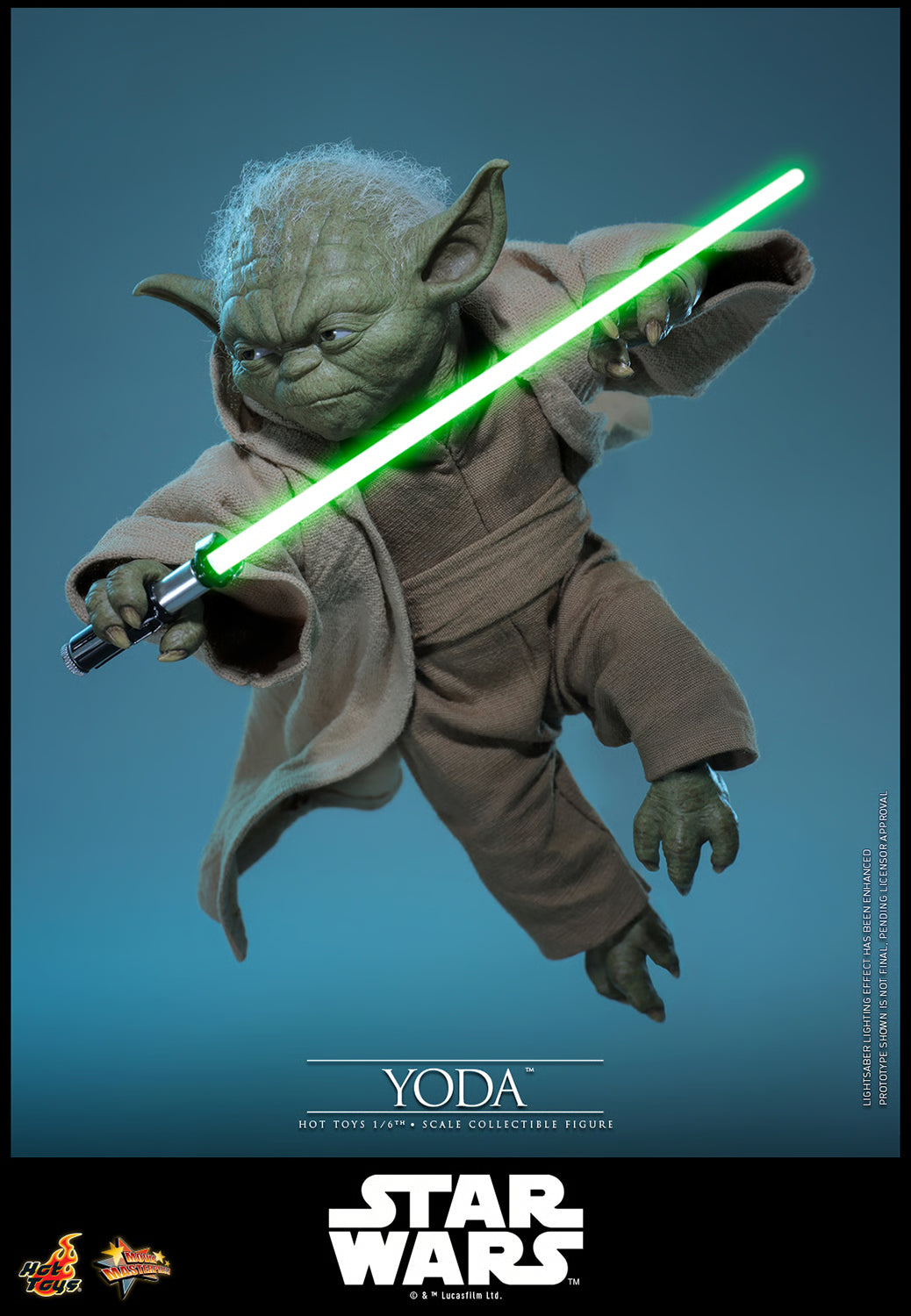 PRE-ORDER Hot Toys Star Wars Revenge of the Sith Yoda 1/6th Scale Figure