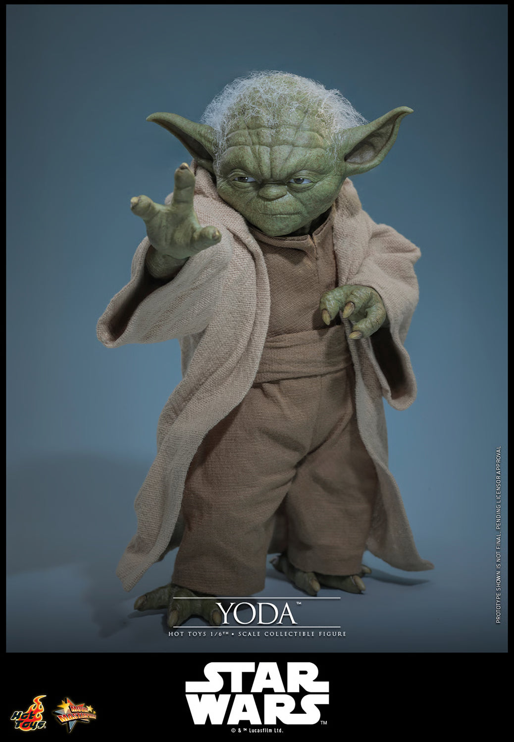 PRE-ORDER Hot Toys Star Wars Revenge of the Sith Yoda 1/6th Scale Figure